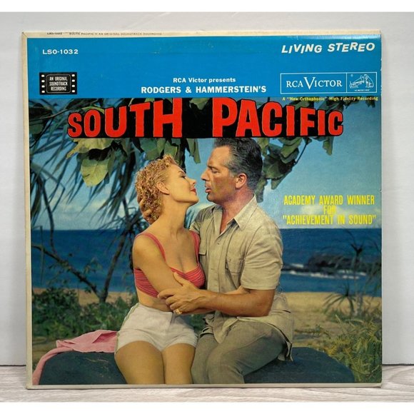 South Pacific Original Soundtrack Vinyl LP RCA Living Stereo LSO-1032 VG+ - Picture 5 of 6